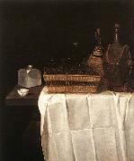 Still-Life with Glasses and Bottles